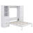 Queen-Sized Murphy Wall Bed Integrated With Wardrobe Storage Space-237504723