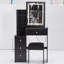 Petite coiffeuse 29,2 "+ tabouret rembourré