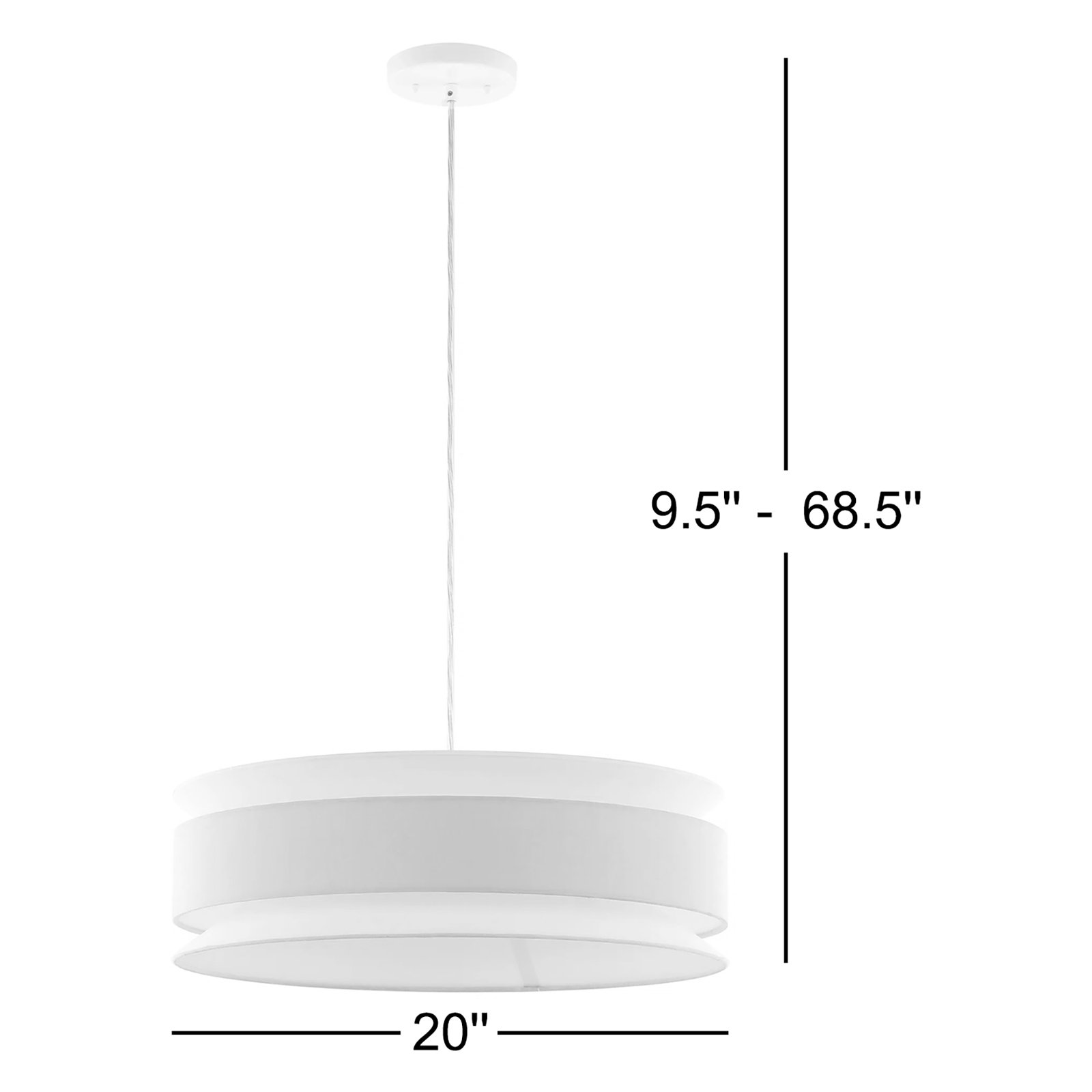 Caffrey Dimmable Single Light Pendant