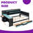 VARELON Queen Gaming Daybed with Built-in Desk, LED Lights, Charging Station & 3 Storage Drawers - Multi-Functional Design-1539005186-1539005191