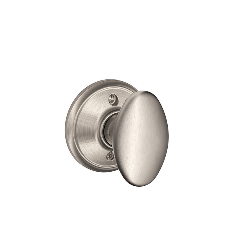 Siena Single Dummy Door Knob, Satin Nickel