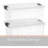 Superio Clear Storage Boxes with Lids, Plastic Container Bins for Organizing, Stackable Crates, BPA Free, Non Toxic, Odor Free, Organizers for Home, Office, School, and Dorm, 6.6 Quart, 2 Pack-65765003-65765005