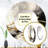 Gold and Grey Fluid Fusion II - Abstract Unique Wall Mirror Decor, Gold Large Round Mirror, Printed Metal Art-99621321