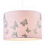 20 cm H Drum Fabric Lamp Shade ( No Direct Attachment Method ) in Pink
