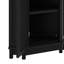 Armoire de salle de bain d'angle avec tablette réglable