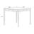 Burlywood Square Solid Wood Poker Table-117093572