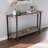 50.25'' Glass Top Console Table