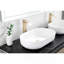Lavabo vasque de salle de bain 24 "x 14" blanc moderne 24 "x 14" 24 "x 14", lavabo pour meuble-lavabo-250140419