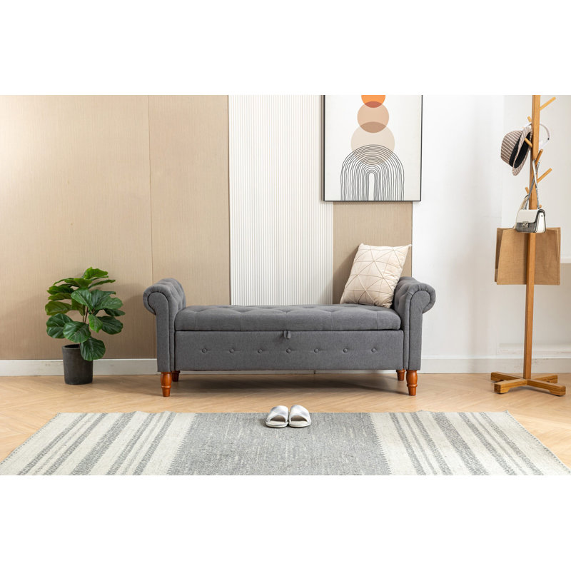 Banc de chambre à coucher, banc de rangement, banc de chambre à coucher