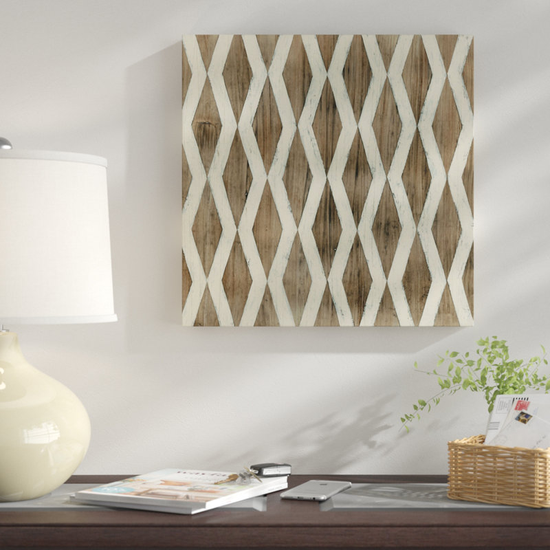 «Driftwood Geometrie III», impression sur toile, H 12 po x l 12 po x P 0,75 po, Toile tendue, Pas de tapis
