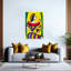 Vibrant Stylized Woman Abstract Bold Colorful Wall Art Print-953808466