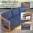 Drazen 5 - Person Patio Furniture Set With Fire Pit Table, All-Weather Wicker Outdoor Conversation Set With Chair And Thick Cushions-1830342706-1830342707