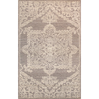 Modern Gray/Ivory Area Rug