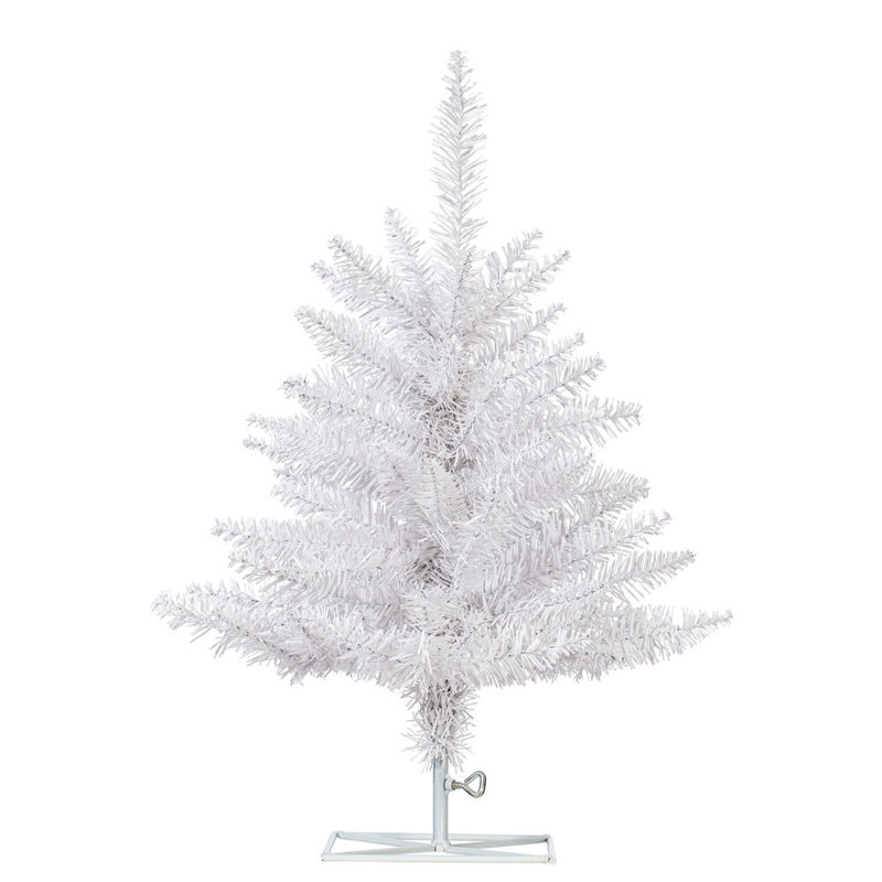 Sapin de Noël artificiel blanc 3 pi