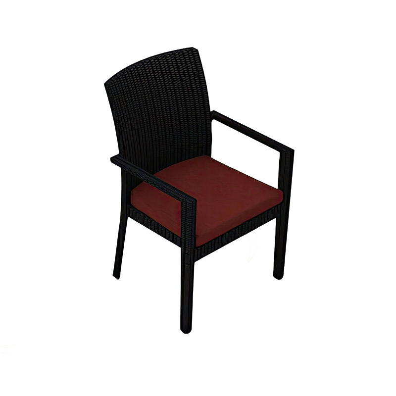 Urbana Outdoor Dining Armchair, Canvas Henna Sunbrella® Canvas