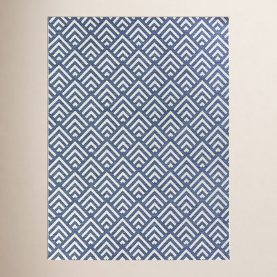 Pauley Blue Indoor/Outdoor Rug