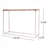 CONSOLE TABLE