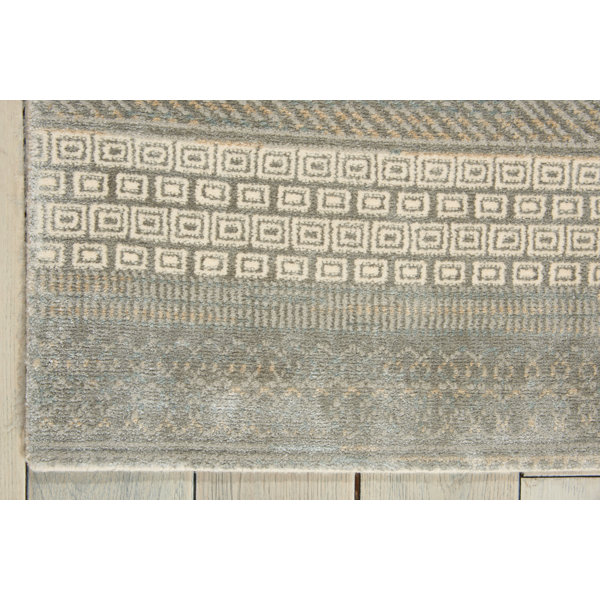 Calvin Klein Viscose Striped Rug | Wayfair