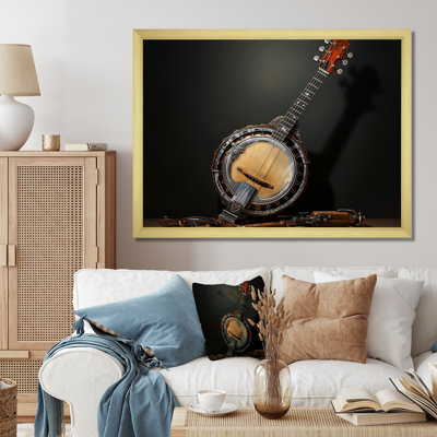 Chêne doré, banjo résonnant I - musique, art mural