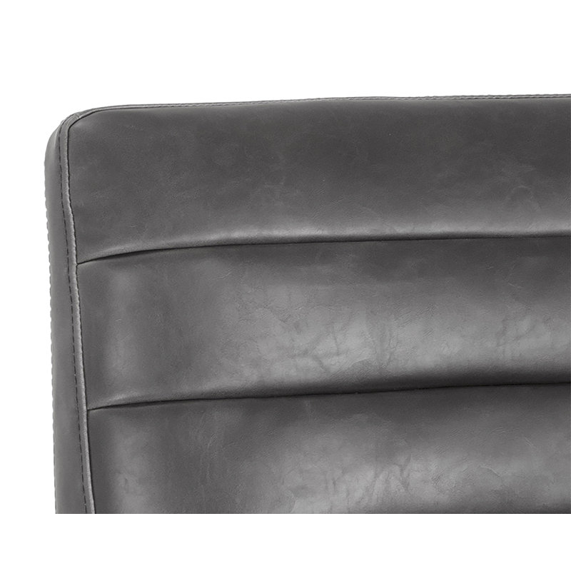 Tabouret de comptoir Spyros - gris couvert, Gris, Tabouret de comptoir (siège d'une hauteur de 26 p