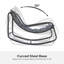 Chaise berçante surdimensionnée pour patio-148056663