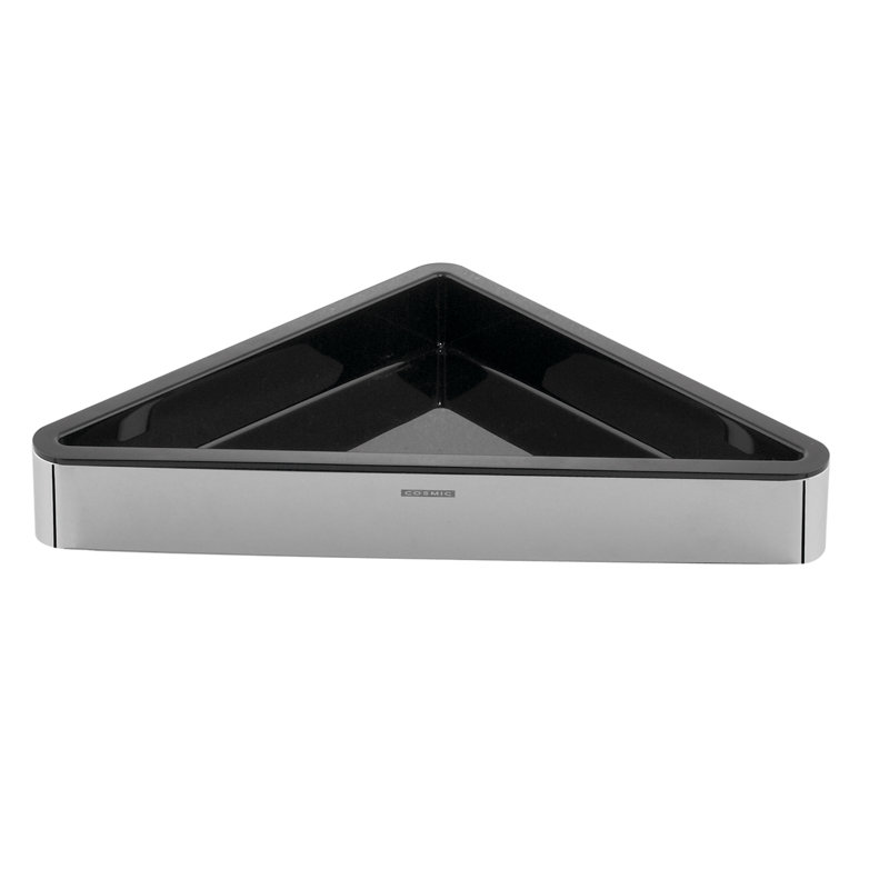 Karn Metal Floating Shelf, Chrome