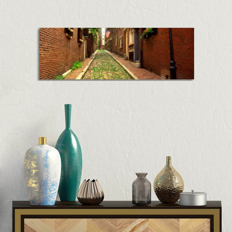USA, Massachusetts, Boston, Beacon Hill by Panoramic Images - Wrapped Canvas Panoramic Print