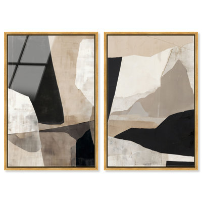 Ensemble de décorations murales bohème moderne à imprimé acrylique, prêt à accrocher