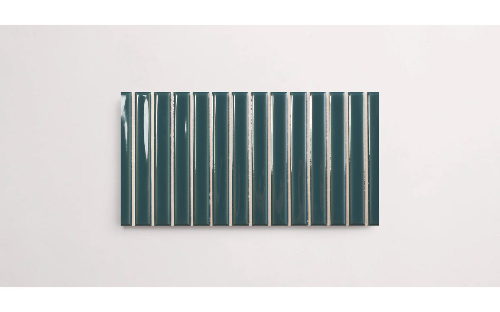 Love Bars 5" x 10" Glossy Tile, Blue