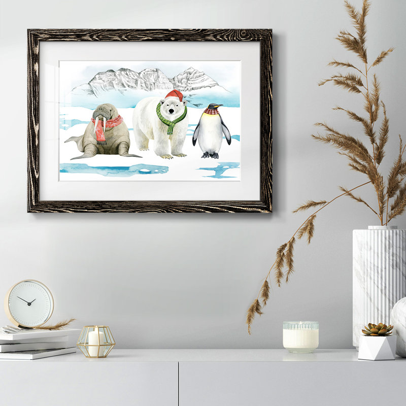Collection d'animaux de l'Arctique A, Noir, H 14 po x l 20 po x P 1,5 po