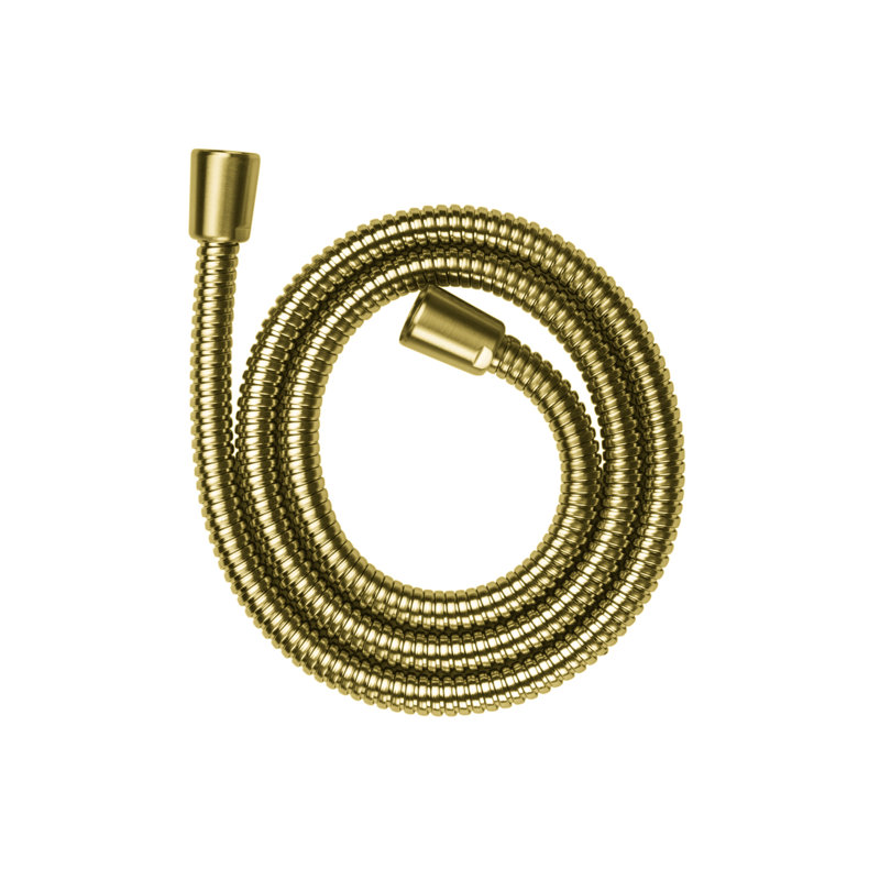 AXOR ShowerSolutions Metal Handshower Hose, 49", Brushed Gold Optic
