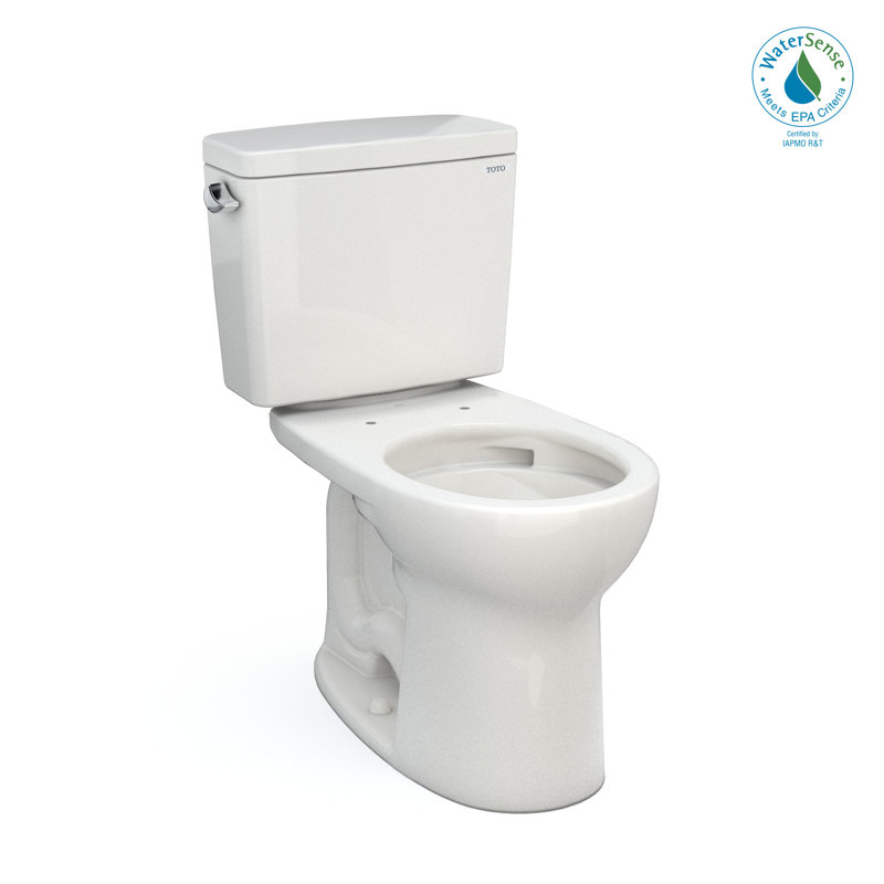 Drake® 1.28 (Water Efficient) Round Two-Piece Toilet, Colonial White