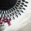 Frida Round Iron Mirror