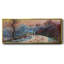 «Road to Giverny in Winter, Sunset, 1885», toile encadrée-110638320