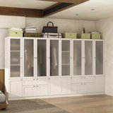 12 Door Bedroom Armoire With Drawers And Shelves