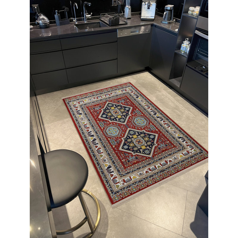Darieon Moroccan Indoor / Outdoor Rug, Runner 3'4" x 8'3"
