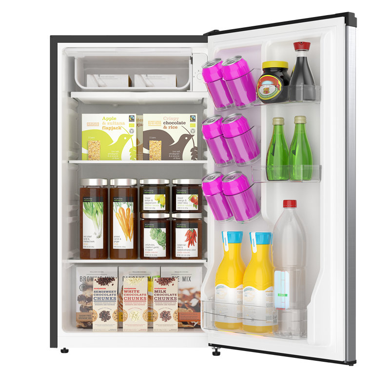 Arctic Chef, 3.2 Cu. Ft. Compact Refrigerator, Stainless Steel