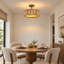 3-Light 35cm Flush Mount Ceiling Light