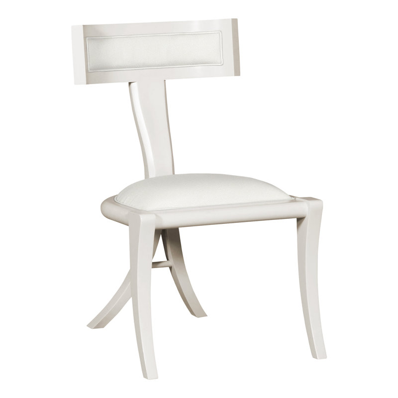 Chaise d'appoint Thom Filicia Home Greek Peak, Peau de mouton Kempsey, Casablanca