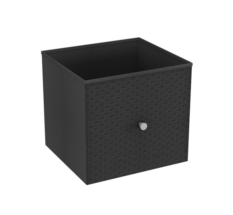 17 Stories Woven Decorative Basket, Black