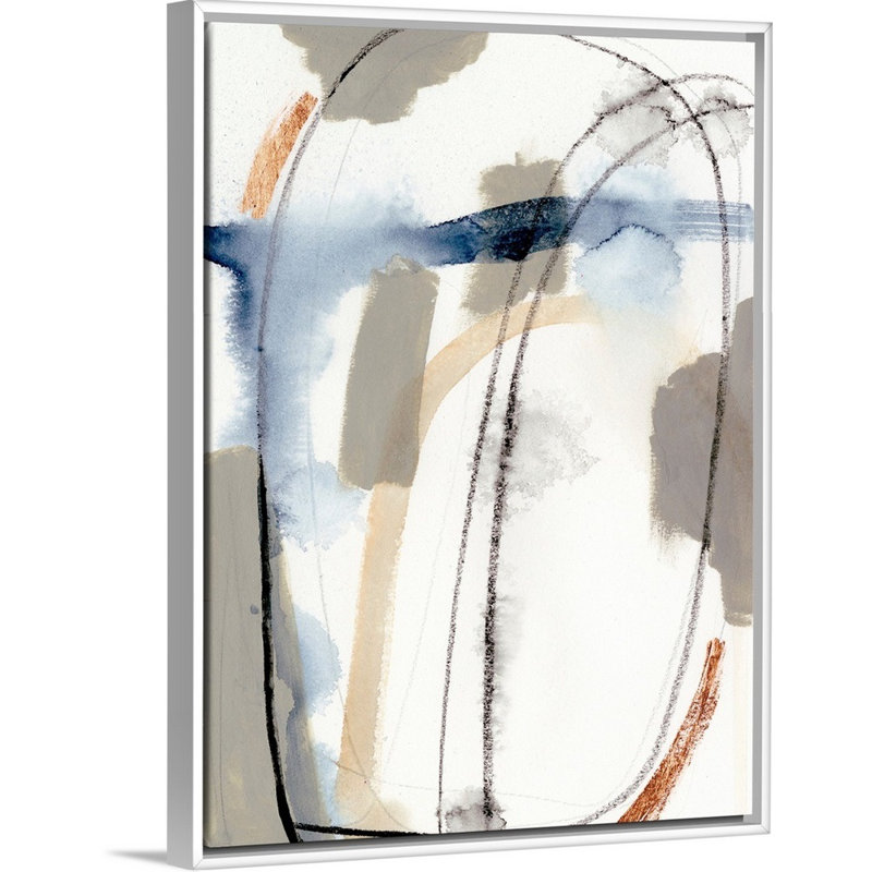 « Sabine II » par Victoria Barnes, impression d’art graphique sur toile, Cadre blanc, 18" H x 14" W x 1.75" D