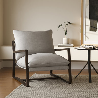 Lagon Wood Frame Accent Chair