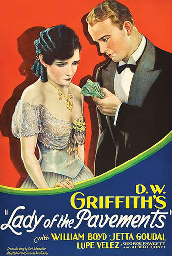 Lady of the pavements-impression publicitaire, H 66 po x l 44 po x P 1,5 po