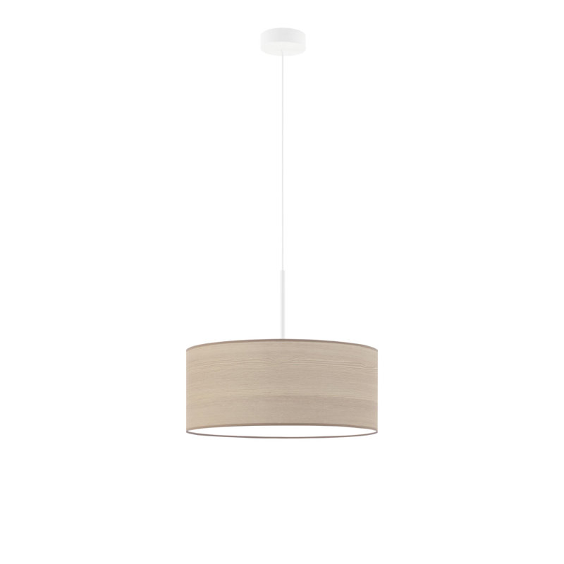Gunnin 3 - Light Drum Pendant, Oak