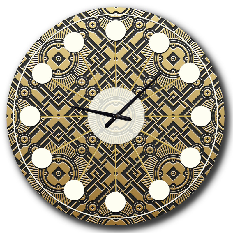 Horloge murale Golden Luxury, Petit
