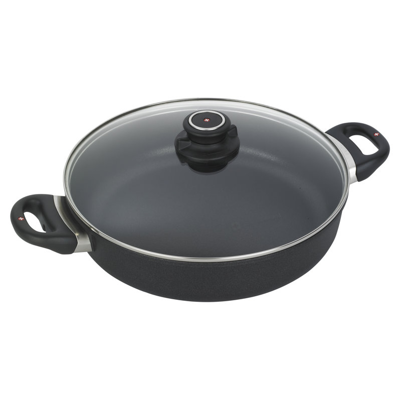 Swiss Diamond Saute Pan with Lid, 3.7 Qt.