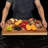 Acacia Extra Large Wood Cutting Board Butcher Block, Reversible Wooden Kitchen Block, Cheese Charcuterie Board, With Side Handles And Juice Grooves-88005404