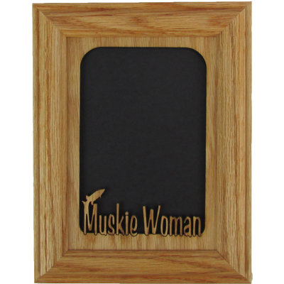 Oak Solid Wood Picture Frame with Mat