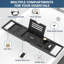 Plateau de baignoire Premium, plateau de bain extensible (noir)