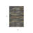3' X 5' Graphite And Gray Abstract Washable Indoor Outdoor Area Rug
